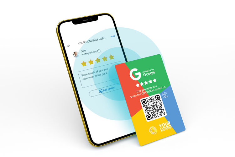 NFC Tap Google Review Cards in Dubai